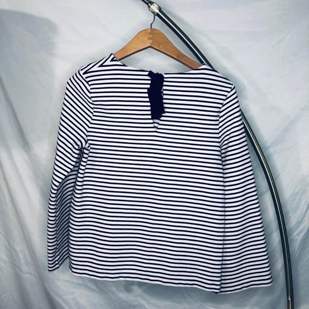 Black and white blouse